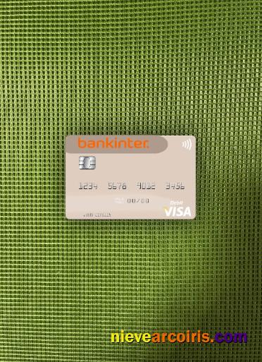 Spain Bankinter visa debit card photolook